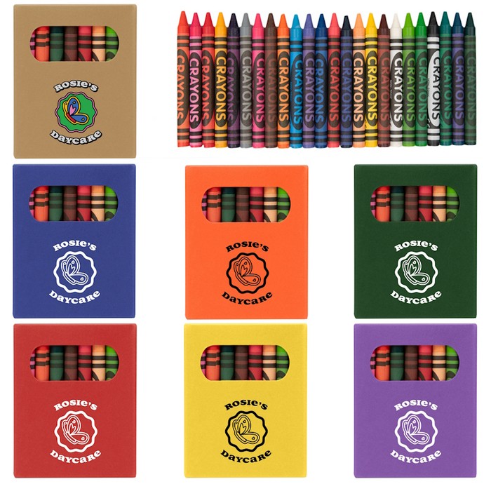 SH10171 24 PIECE Crayon Set With Custom Imprint